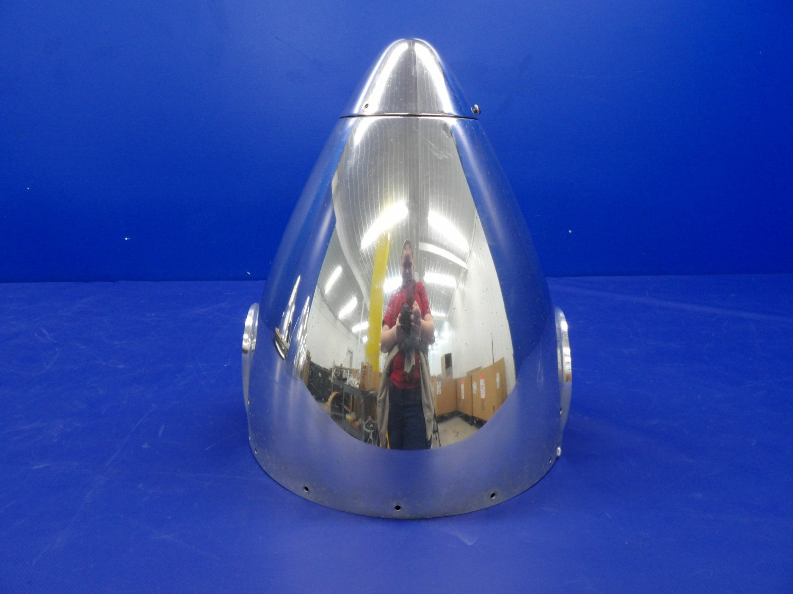 Beech Hartzell 2-Blade Polished Propeller Spinner Dome P/N C2445-1P (0226-2027)7