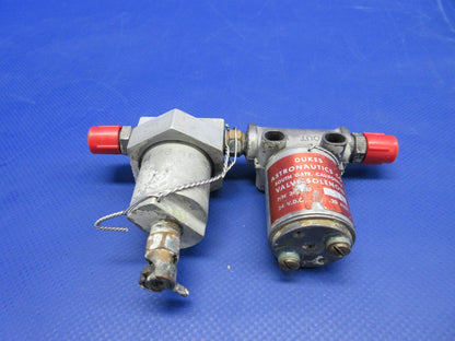Beech D95A Travel Air Dukes Solenoid Valve 24V P/N 3153-00-1 TESTED (0326-792)0