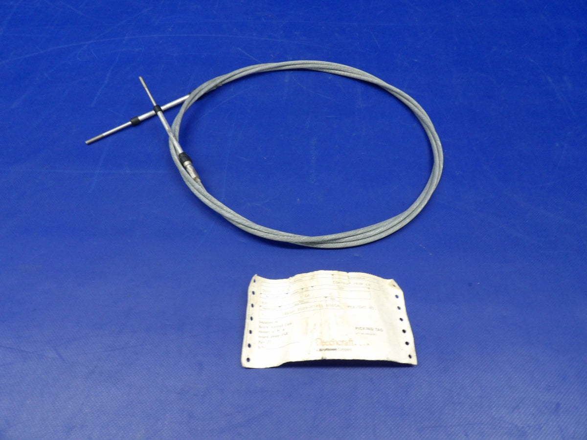 Beech 76 Duchess LH Propeller Control Cable P/N 580-708-014 NOS (0826-1355)0