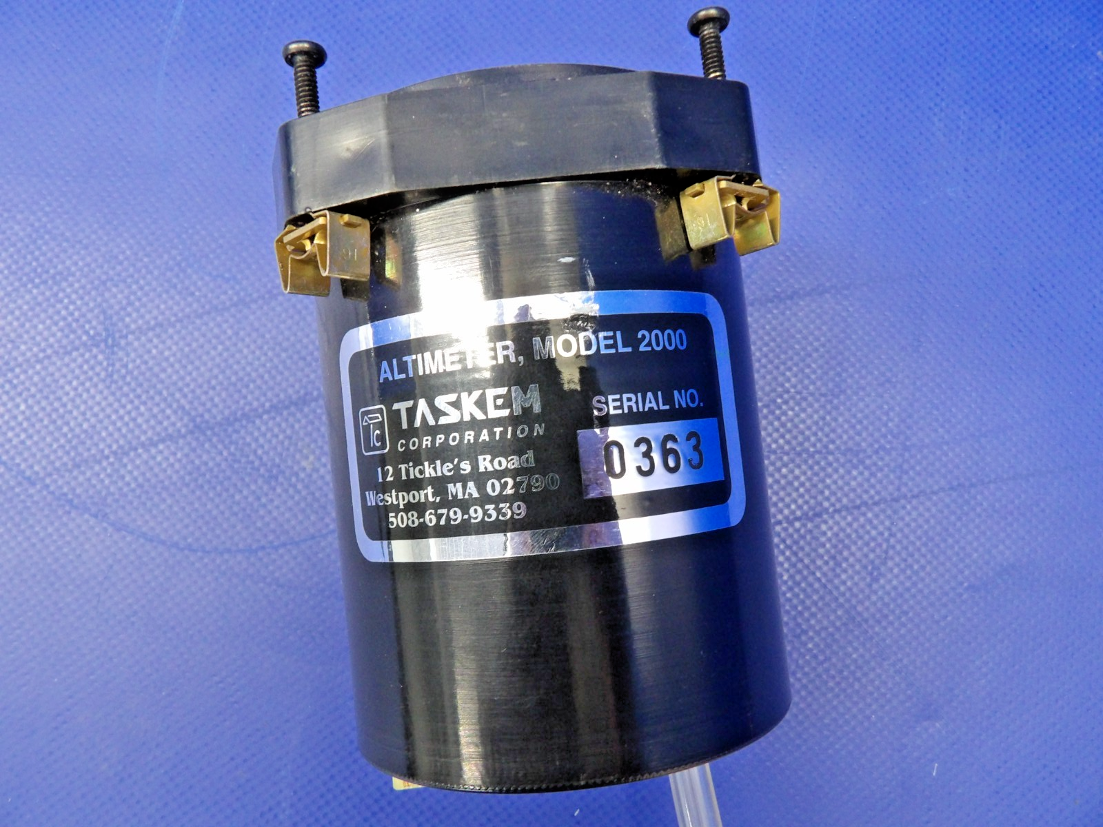 2000 Taskem Precision Altimeter WARRANTY (0426-1218)2