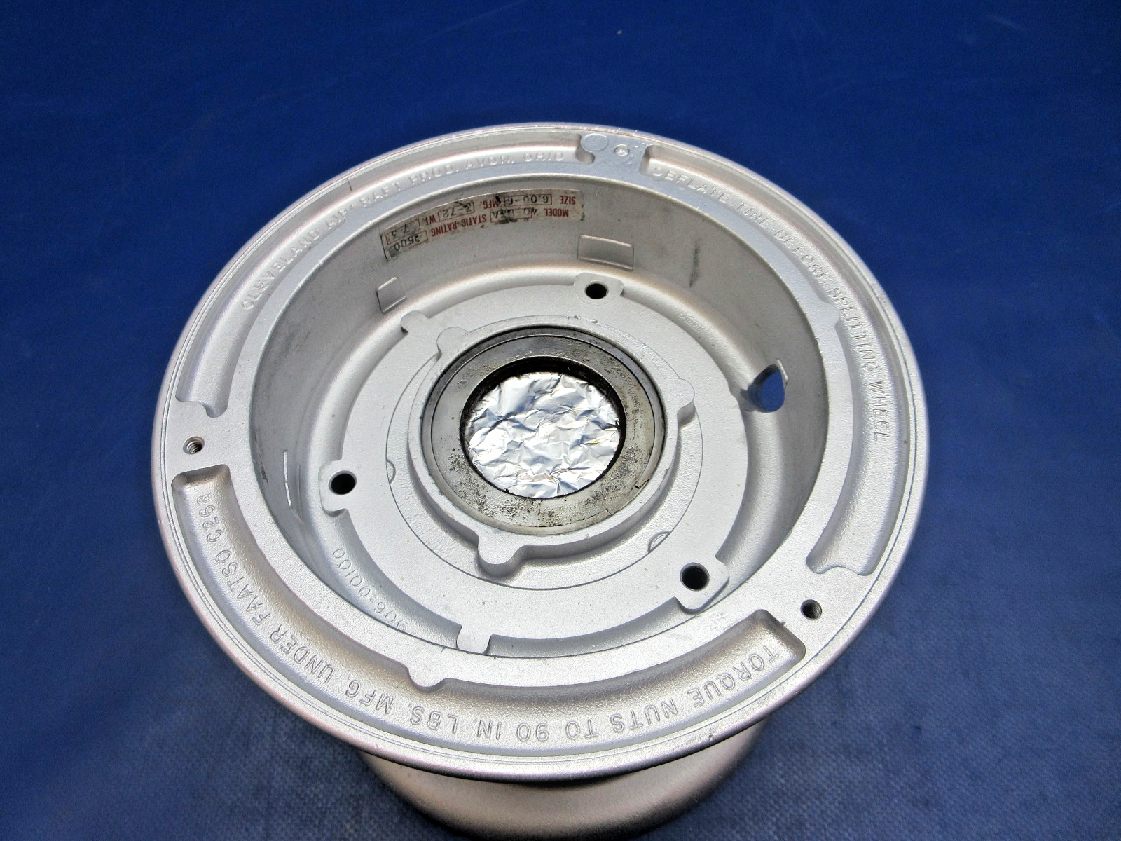 Aero Commander Cleveland  Main Wheel 6.00 x 6 P/N 40-113A REBUILT (0726-702)2