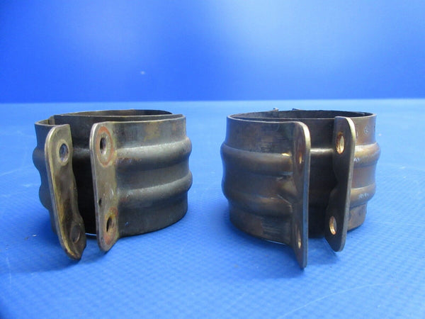 Beech C23 Sundowner Exhaust Riser Clamp P/N 1250860-29 LOT OF 2 (0724-944)