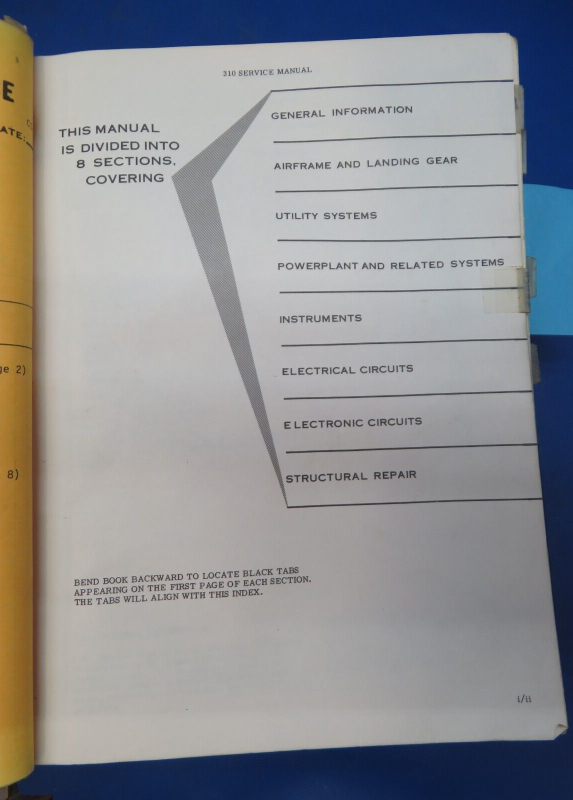 Cessna 310 Service Manual & Parts Catalog 1982 P/N D455C3-13 (0923-495)