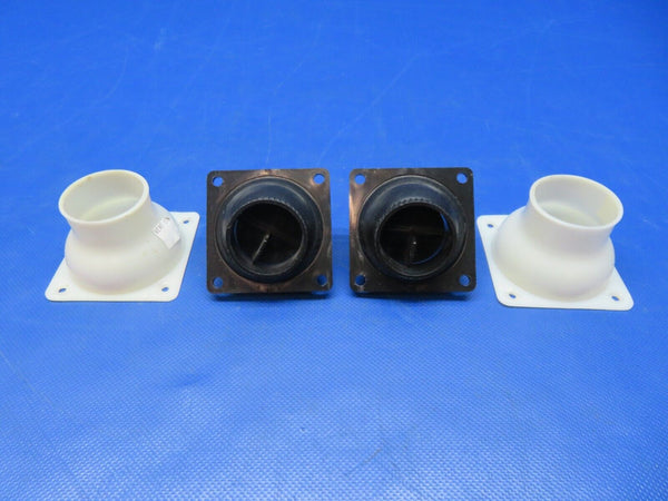 Arion LS-1 Cockpit Vent Assy w/ Hose Adapter P/N 05-04073 LOT OF 2 (0424-117)