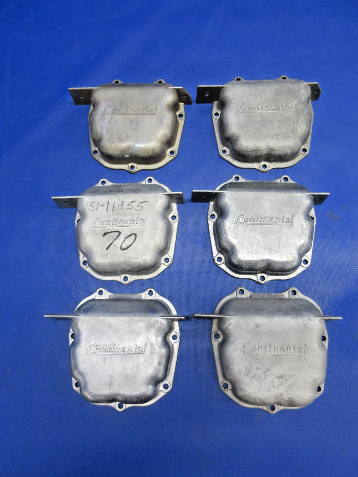 Continental E-225 / 470 Rocker Valve Cover 658266 / 532450 SET OF 6 (0926-802)1