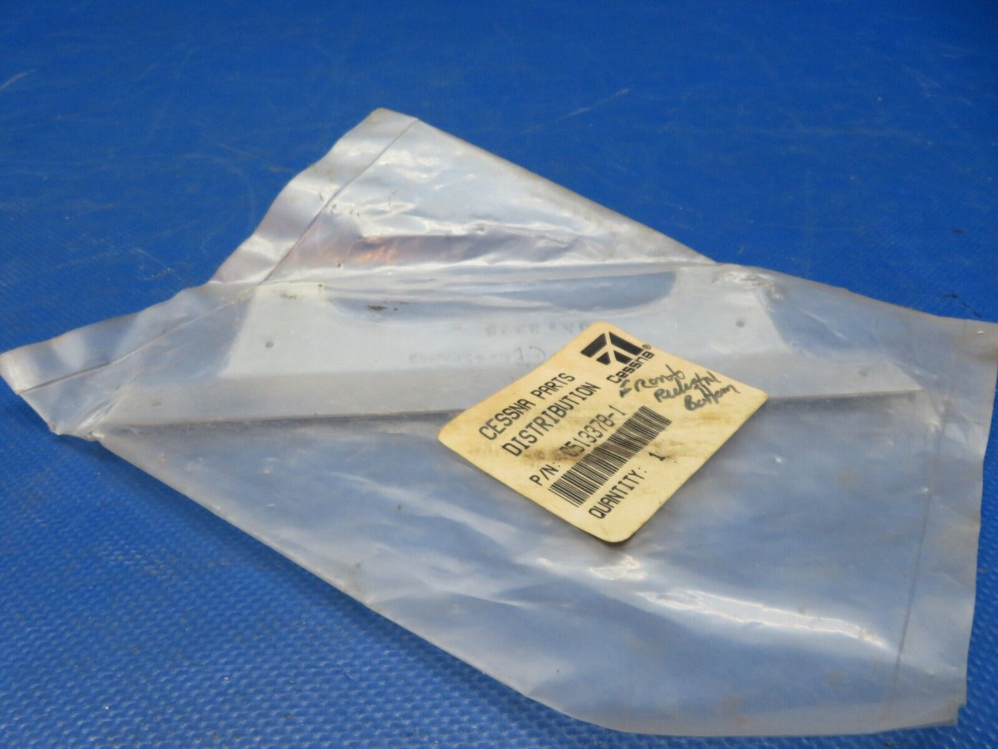 Cessna Plate P/N 0513378-1 NOS (1124-120)