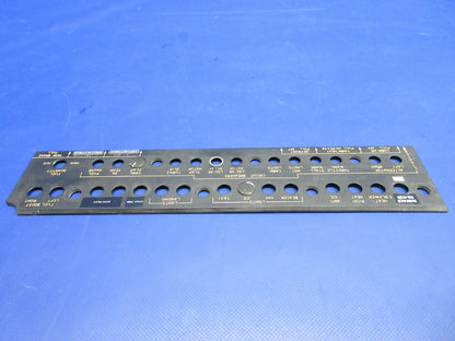 Beech D95A Travel Air Instrument Switch Sub Panel P/N 96-324034-7 (0326-737)8