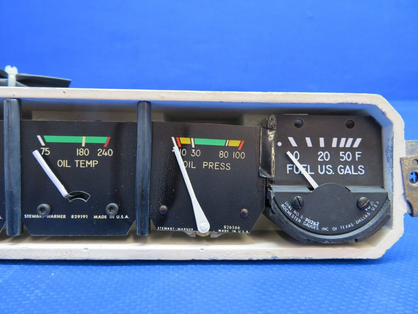 Piper PA-34 Stewart Warner Cluster Gauge 436459, 436459-Y10 WARRANTY (0424-1734)