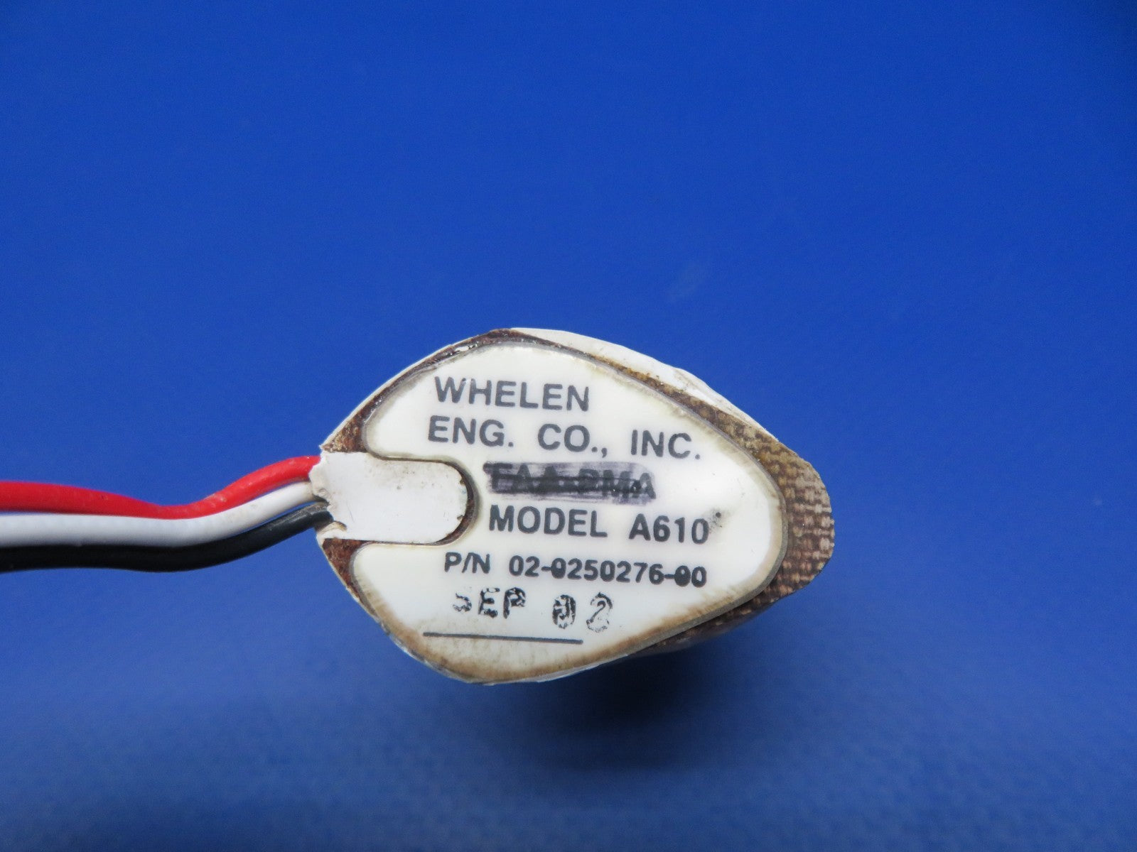 Piper Wing Tip Position Lights w/ Strobes & Shields 472-665 TESTED (0326-178)1