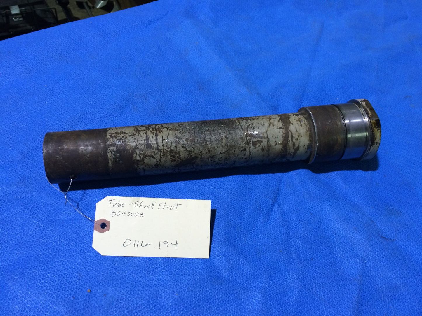 Early Cessna 182 Nose Gear Shock Strut Tube P/N 0543008 (0116-194)0