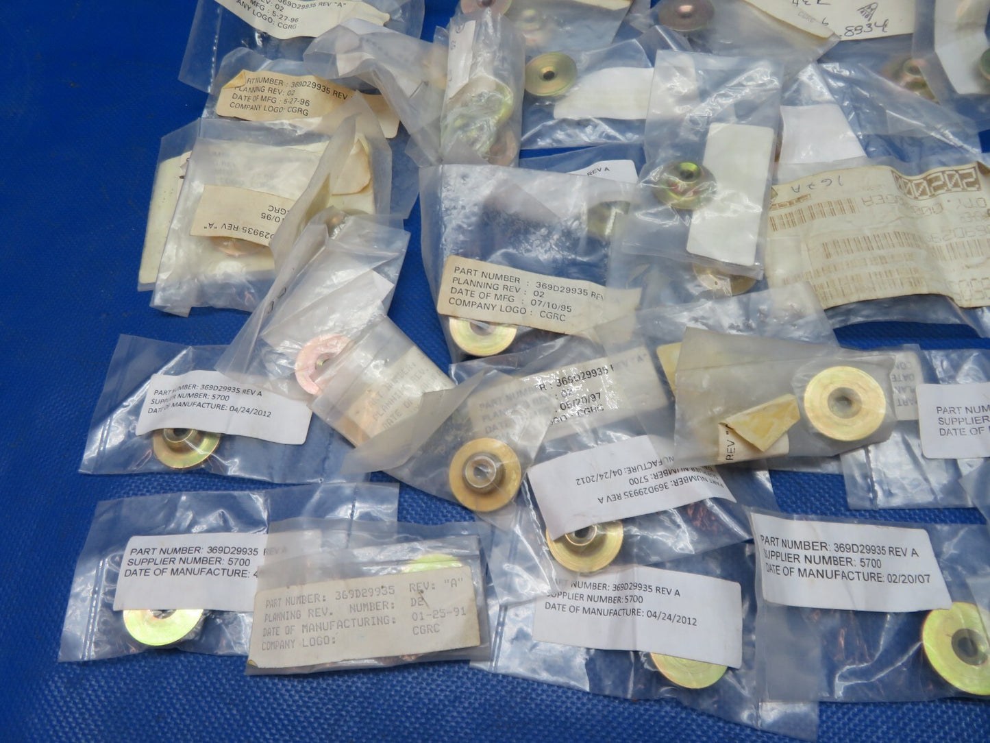 MD Helicopters Washers P/N 369D29935 LOT OF 51 NOS (1124-109)7
