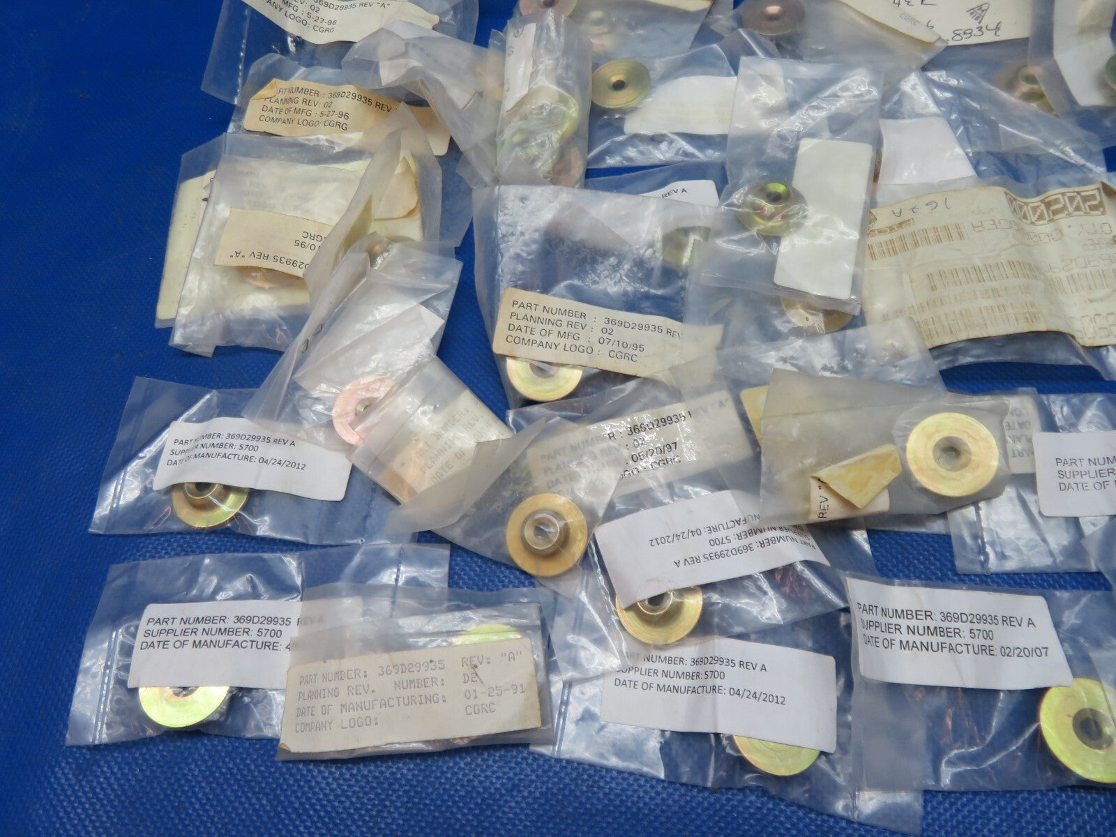 MD Helicopters Washers P/N 369D29935 LOT OF 51 NOS (1124-109)7