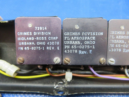 Enstrom 280FX Grimes Indicator Panel w/ Connector 65-0275-1 WARRANTY (1024-226)