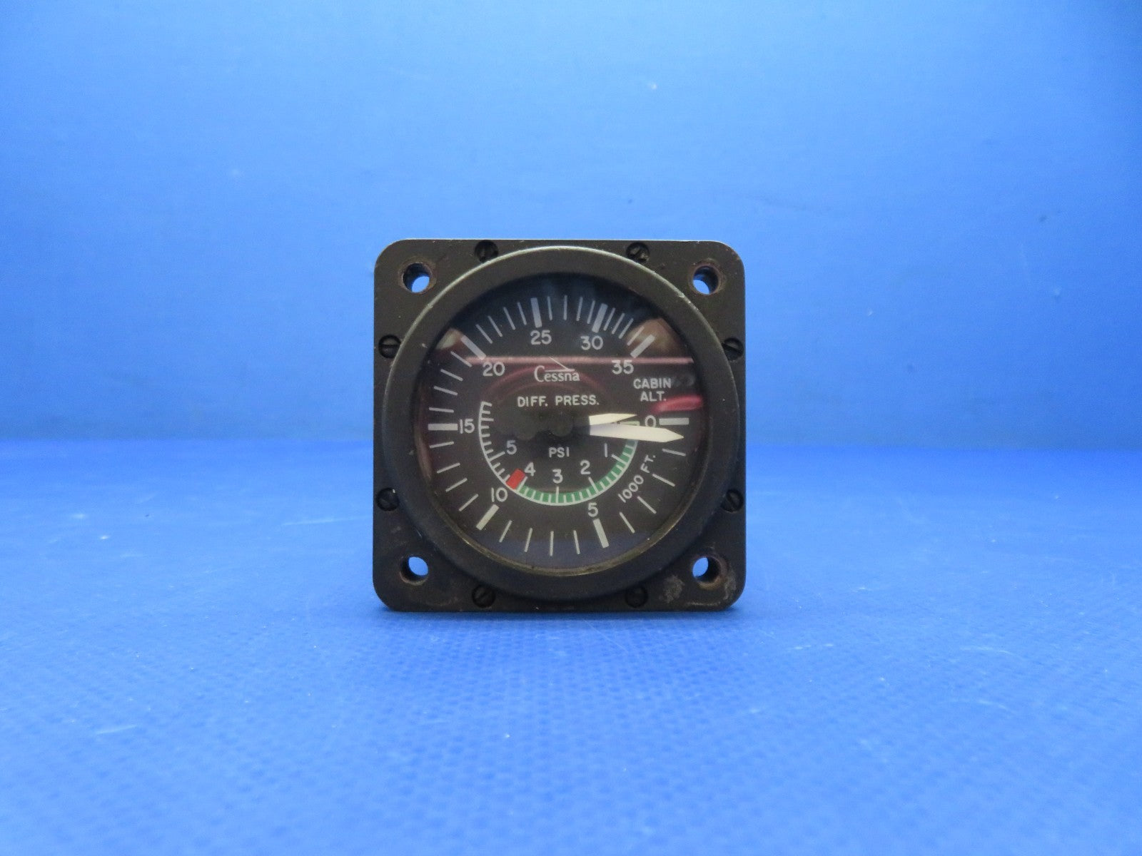 Cessna 421 Aerosonic Cabin Alt-Diff Press Gauge P/N CM3216-1 WARRANTY (0326-209)0