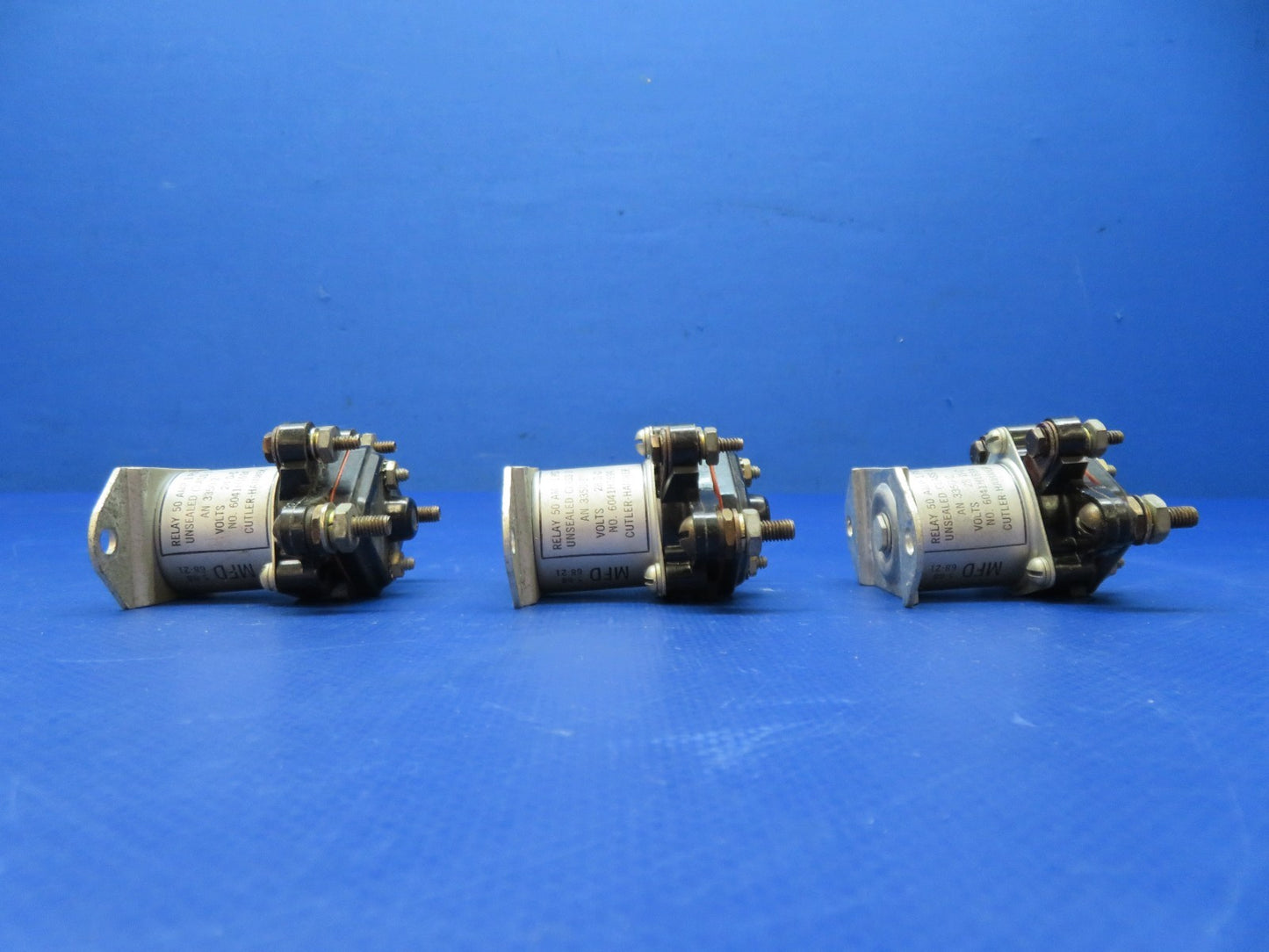 Cessna 421 Cutler-Hammer Relays 28v 50amp 6041H169A LOT OF 3 TESTED (0326-233)8