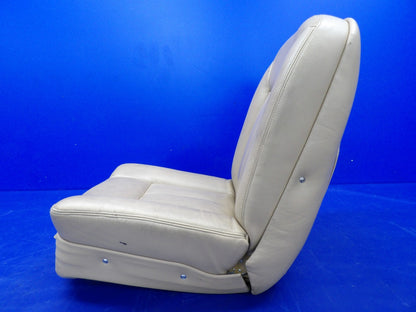 Cessna 421 Pilot Seat P/N 5119231-3 Tan Vinyl (0726-1241)2
