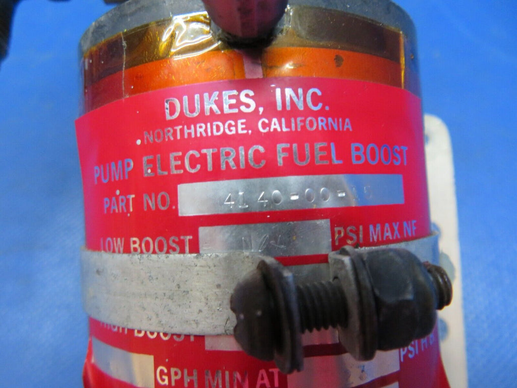 Cessna 337 Dukes Pump Electric Fuel Boost w/ Bracket 41400015 CORE