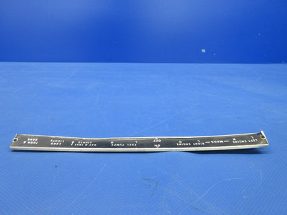 Piper PA-23-250 Aztec Instrument Panel Roll Assy P/N 191733-00 (0624-869)