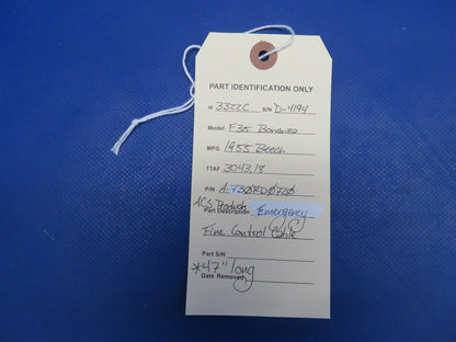 ACS Products Emergency Fire Control Cable P/N A-730RD0720 (0726-465)10