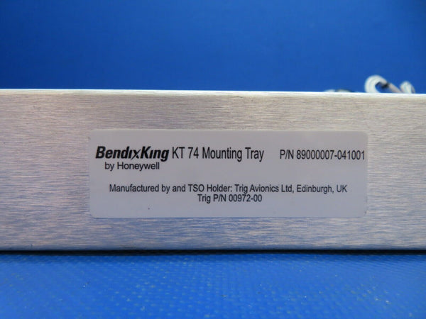 Bendix King KT74 Transponder 11-33v w/ Rack 89000007-00001 TESTED (0924-149)