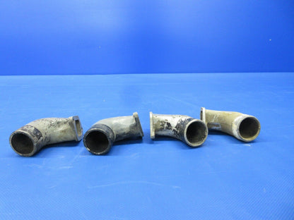 Continental A65 Intake Elbow P/N 4602, 3585 LOT OF 4 (0324-664)