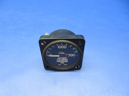Cessna 421 Oxygen Cylinder Pressure Gauge P/N S-1325L-1 WARRANTY (0326-206)2