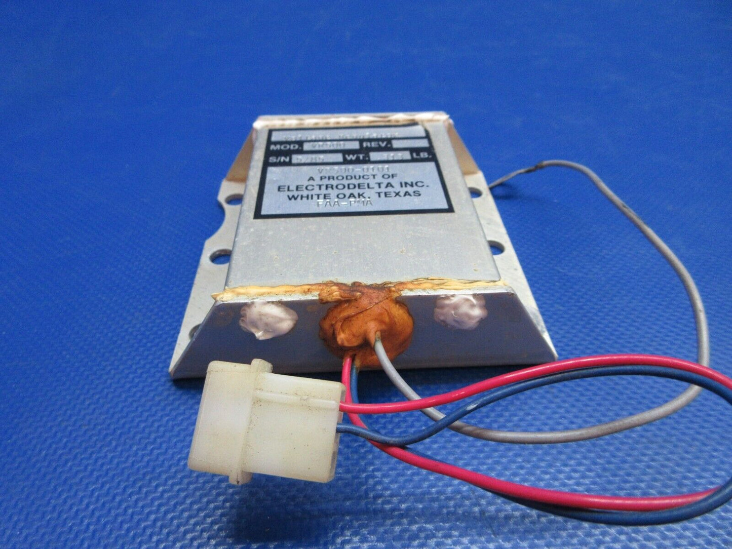 Cessna 337E Electrodelta Voltage Regulator P/N VR500-0101 WARRANTY (0924-1303)