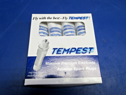 Tempest Spark Plug P/N URHM38E LOT OF 4 NOS (0826-854)2