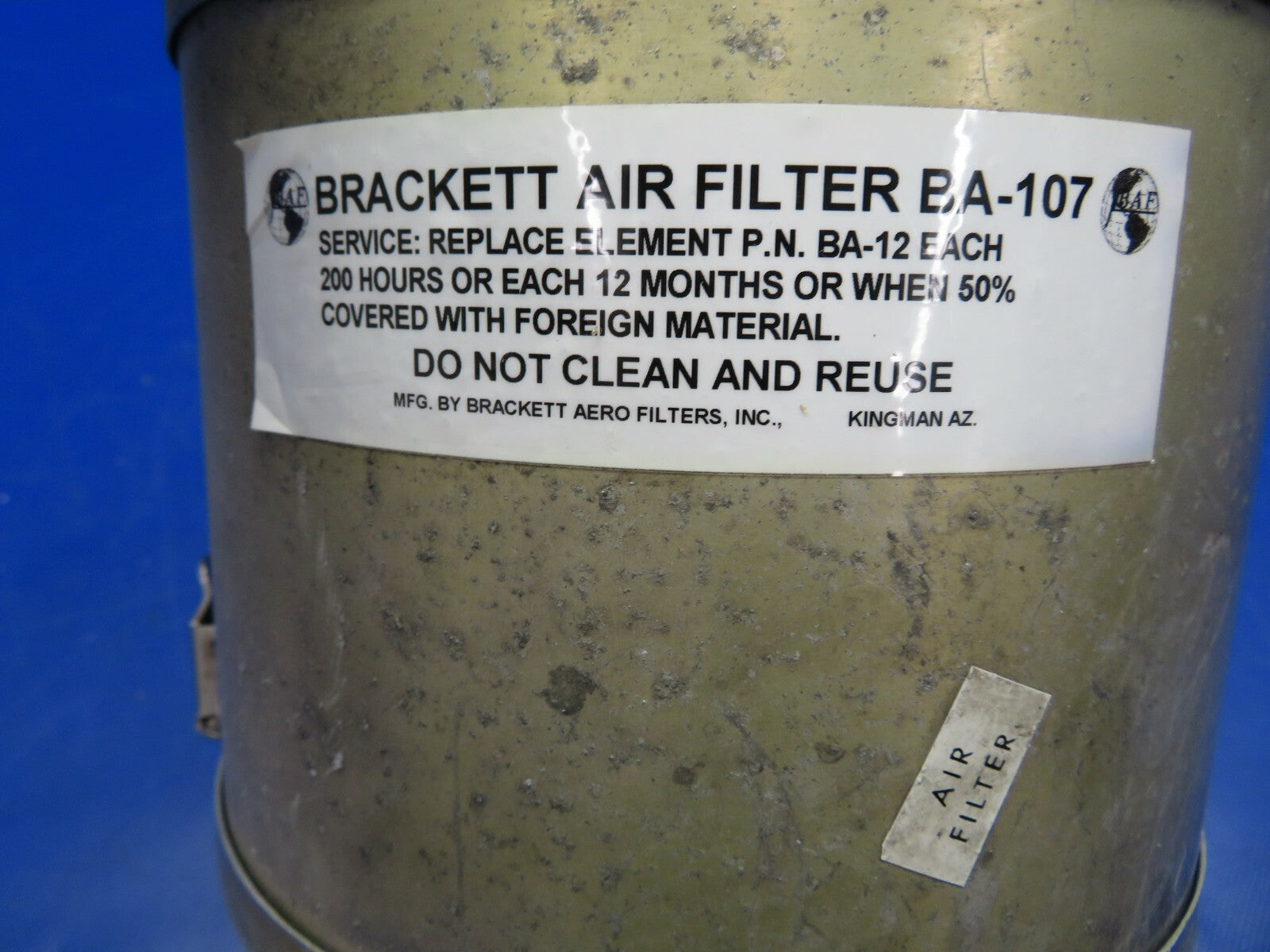 Cessna 310P Air Induction Box Canister Weld Assy LH P/N 0850344-57 (0620-732)7