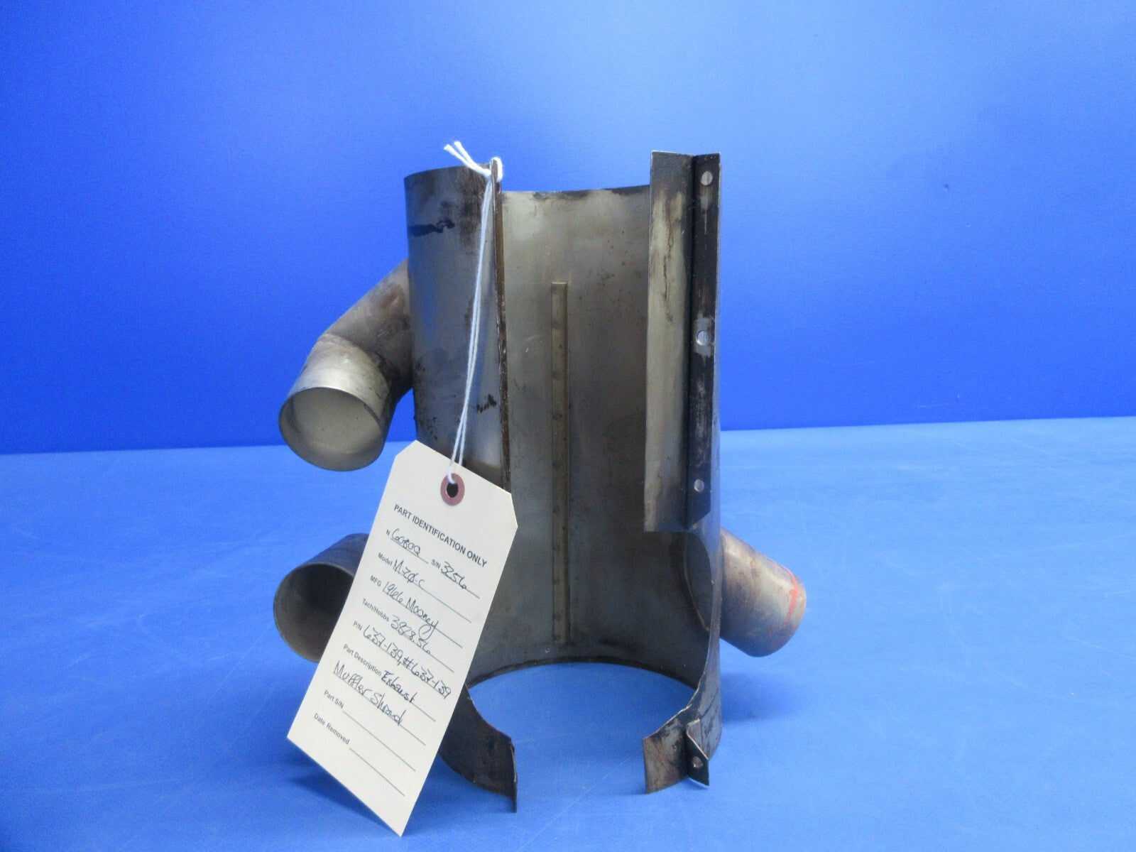 Mooney M20 / M20C Hanlon & Wilson Exhaust Muffler Shroud P/N 637-139 (1024-2075)2