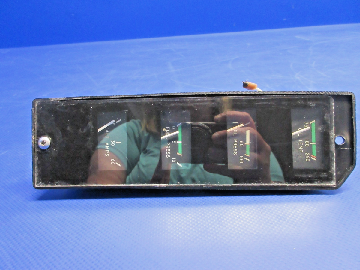 Grumman AA-1 Cluster Gauge P/N 5801010-501 WARRANTY (0926-843)6