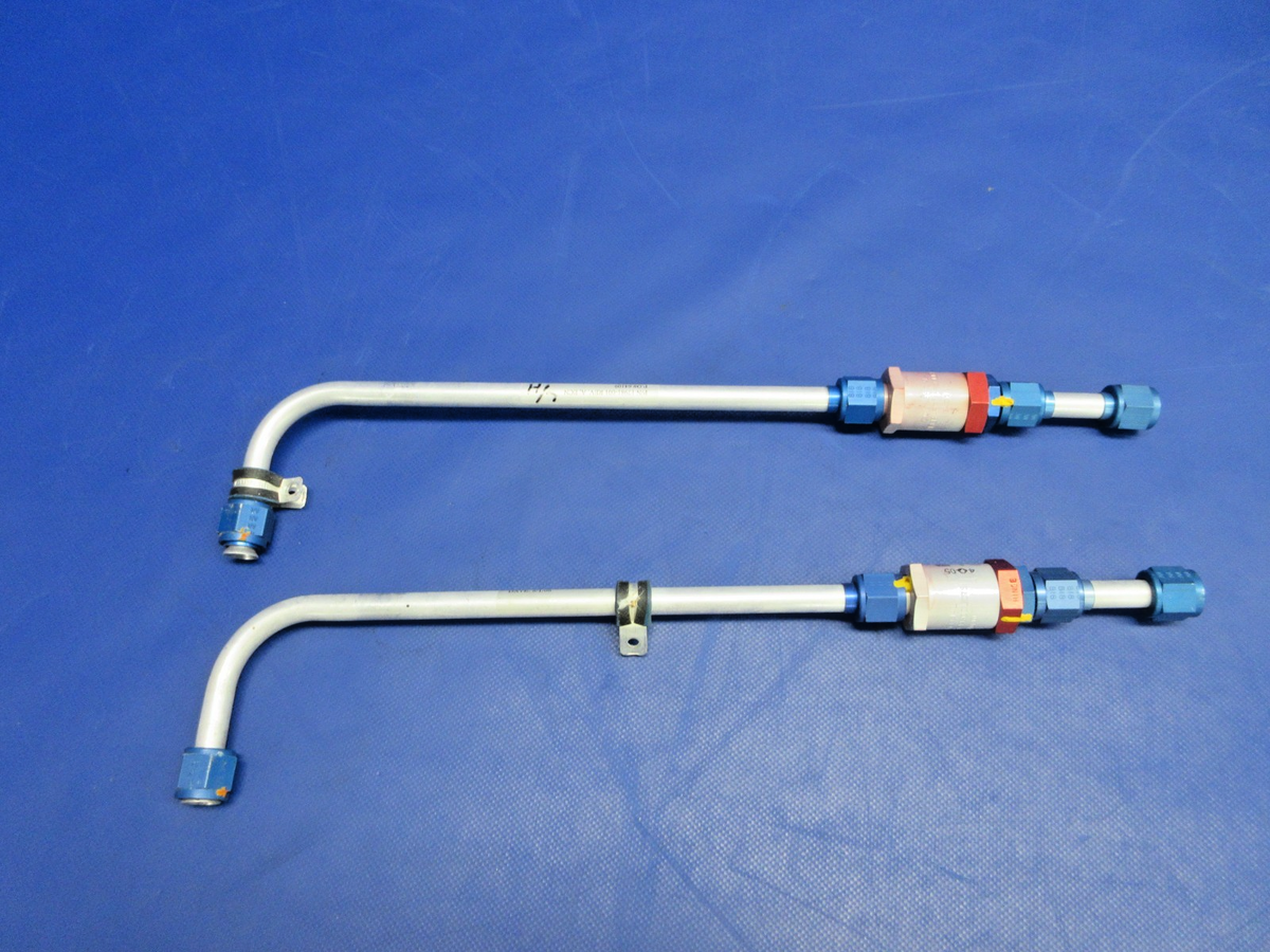 Cirrus SR22 Fuel Check Valve & Lines LH & RH P/N 340100, 17980-001 (0926-797)3