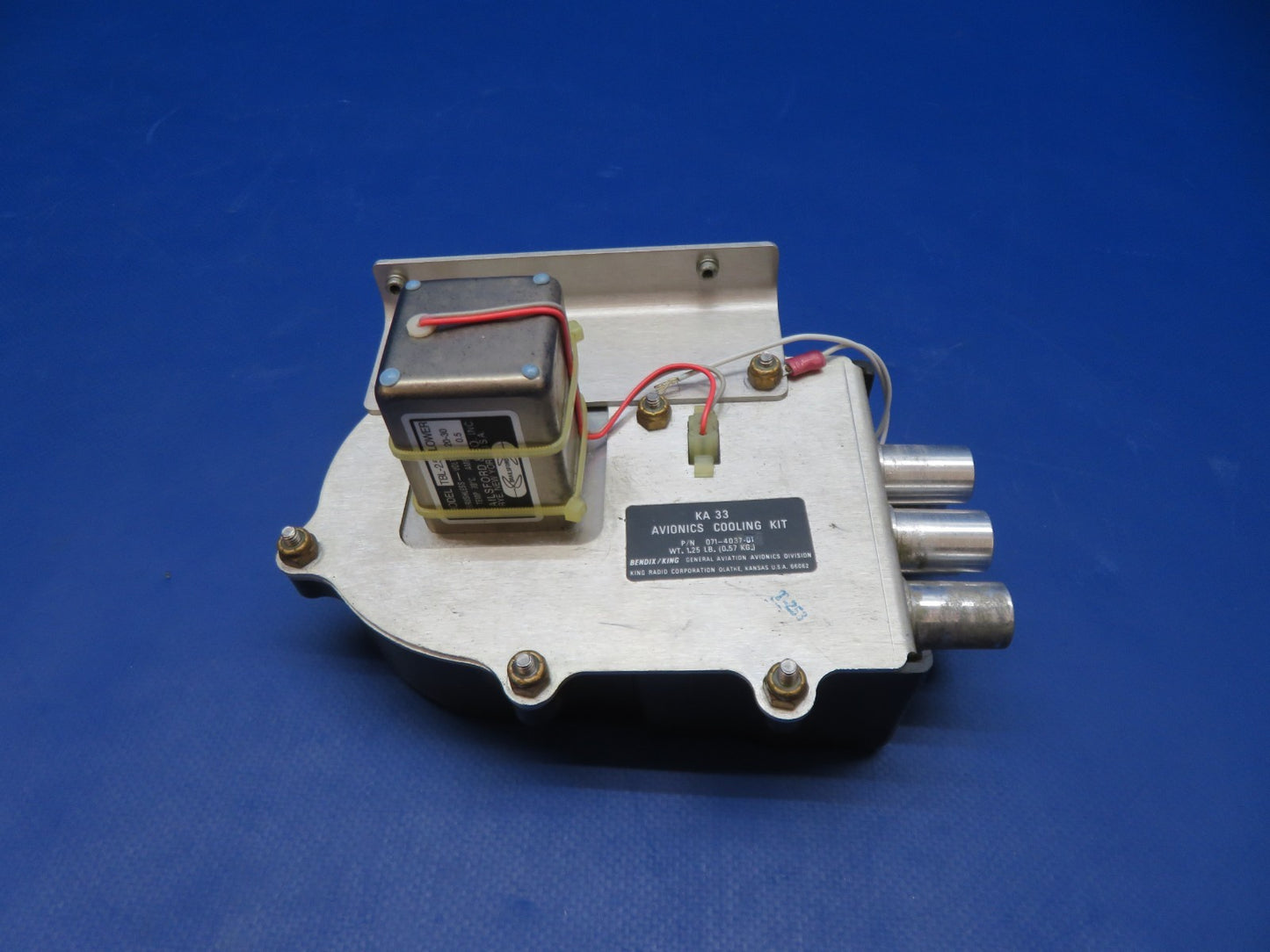 Bendix/King KA33 Avionic Cooling Kit Blower 20-30v 071-4037-01 TESTED (0326-182)14