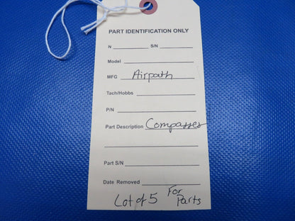 Airpath Compasses LOT OF 5 FOR PARTS (0524-1707)