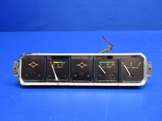 Piper PA-28-181 Archer Stewart Warner Cluster Gauge P/N 436456 (0424-1727)