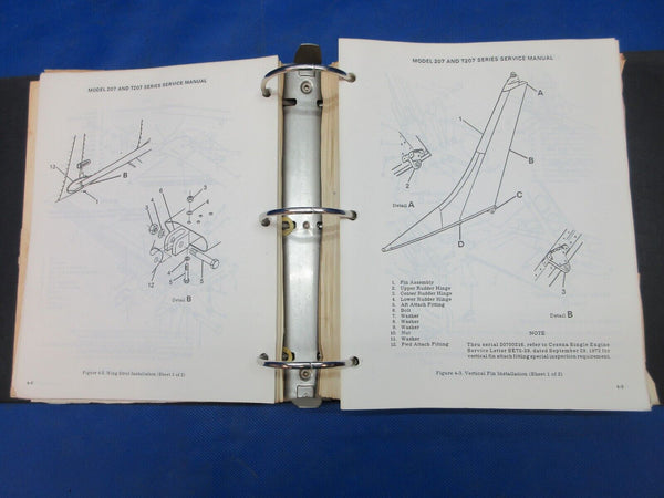 Cessna 207 & T207 1969 thru 1984 Service Manual P/N D2060-13 (1024-1235)