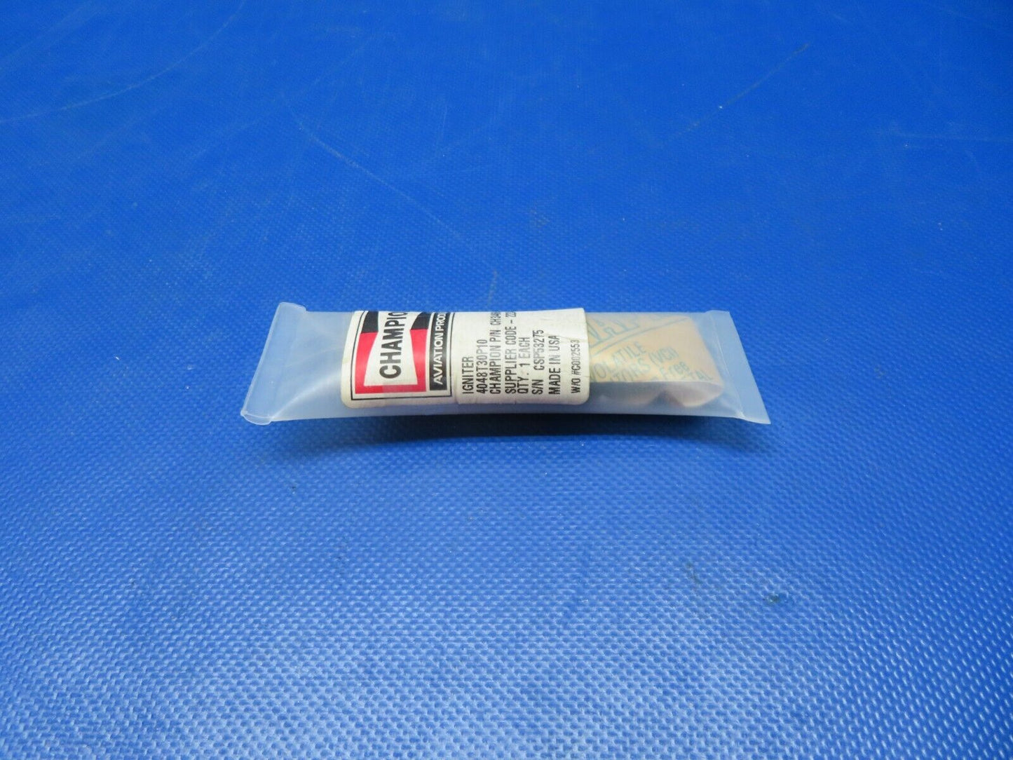 Champion Aviation Products Ignitor P/N CH34661 NOS (0223-223)