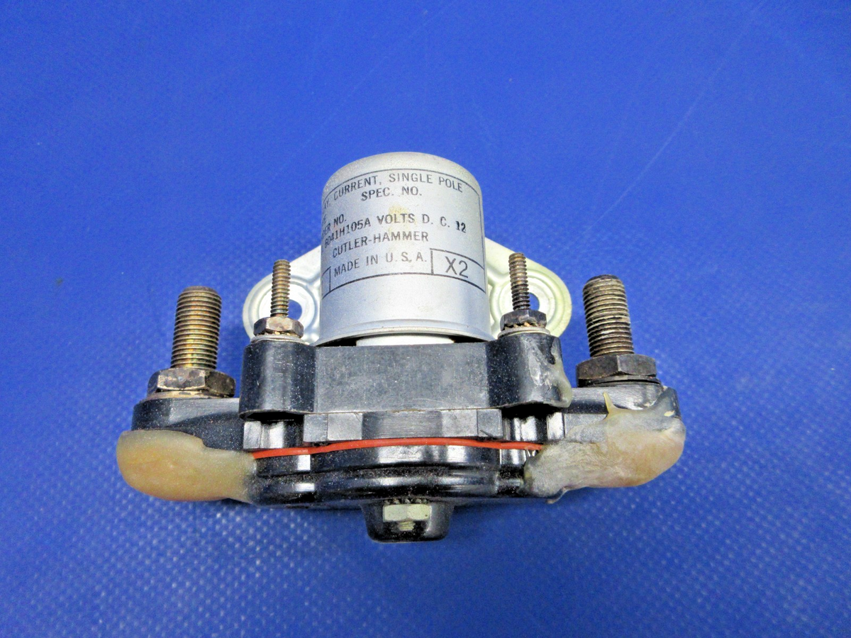 Cutter - Hammer 12V Single-Pole Relay P/N 6041H105A (0926-715)1