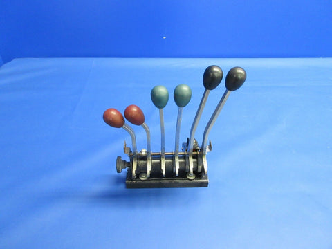 Piper PA-23-250 Aztec Engine Control Pedestal Assy P/N 19519-00 (0624-871)