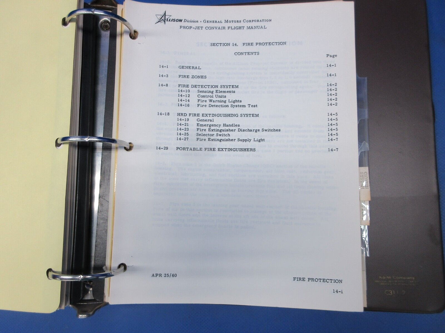 Allison Prop-Jet Convair Flight Manual Pt. 2 (0824-1253)