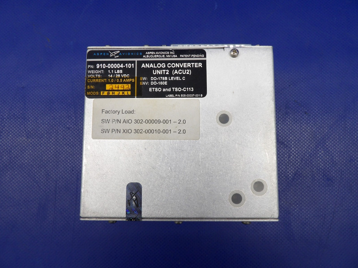 Piper Aspen Avionics Converter Unit 14/28V 910-00004-101 WARRANTY (0626-1311)0