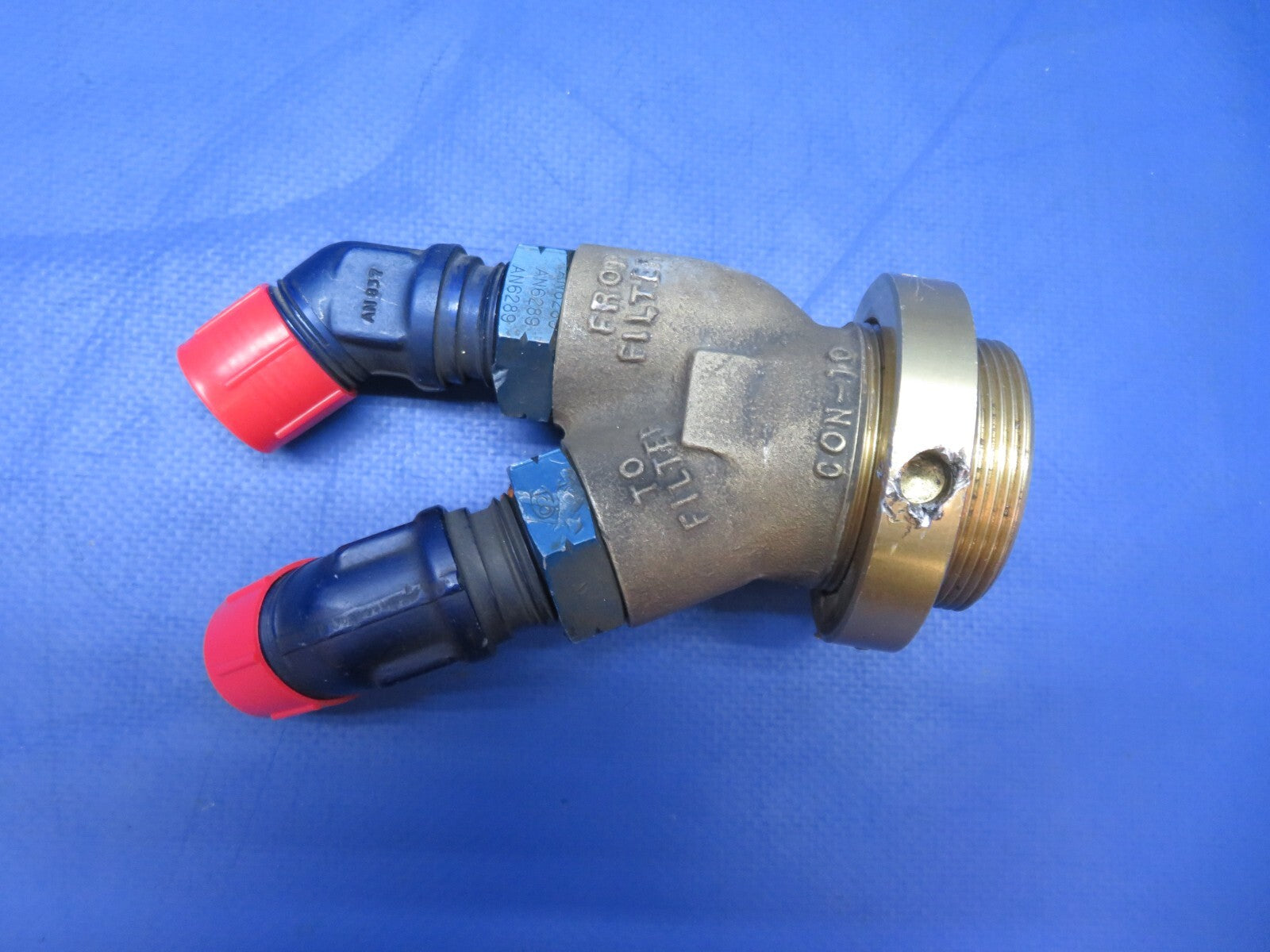 Airwolf Oil Filter Adapter w/ Bracket P/N OFB-11 (0523-1136)18