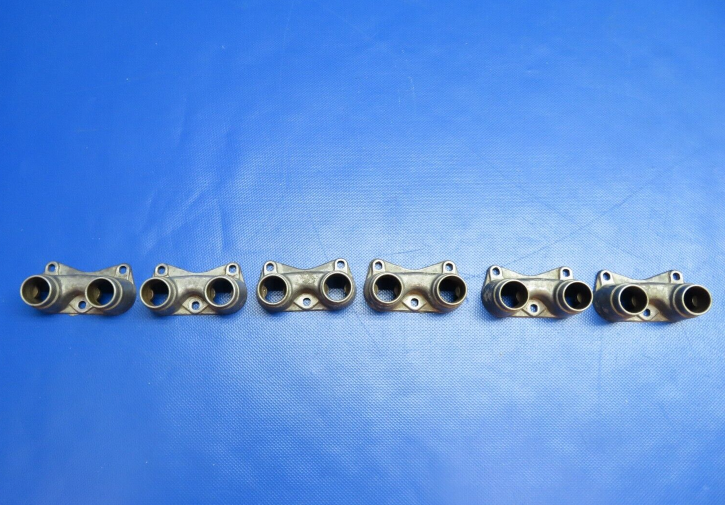 Continental O-300-D Flange Pushrod Housing P/N 530163 LOT OF 6 (0624-1754)