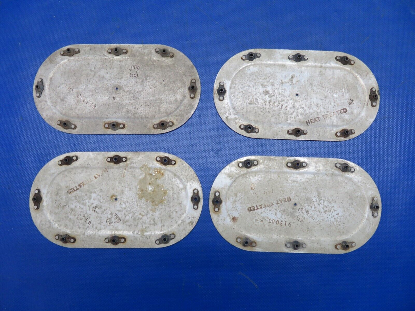 Mooney M20E Inspection Panel / Cover Plate P/N 913000-501 LOT OF 4 (0724-1873)