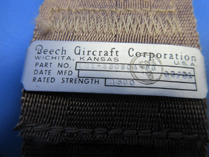 Beech Aircraft Lap Belt Half P/N 500782-11 (1124-787)2