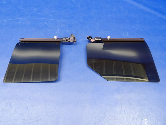 Cessna 421 Rosen Sunvisors LH & RH P/N R118300-0 FOR PARTS (0726-1222)0