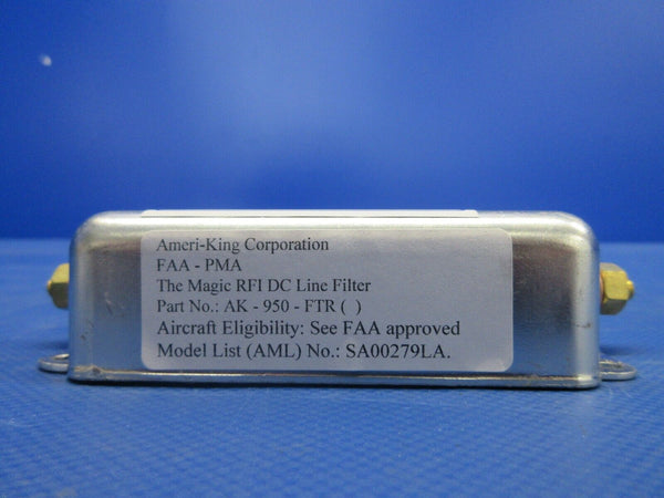 Ameri-King AK-950-FTR RFI Line Filter 14/ 28 V P/N AK-950-FTR NOS (0424-1186)