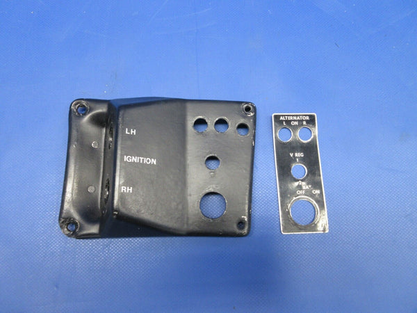 Beech 95 / D95A Travel Air Ignition Panel Escutcheon P/N 96-364033-3 (0524-1080)