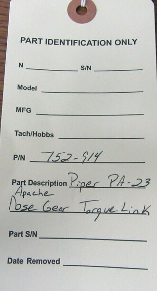 Piper PA-23 Apache Nose Gear Torque Link P/N 752-914 (1021-552)