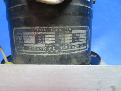 Beech 95 / D95A Dynamic Air Axial Flow Fan 27v P/N M4861H-1A TESTED (0624-102)